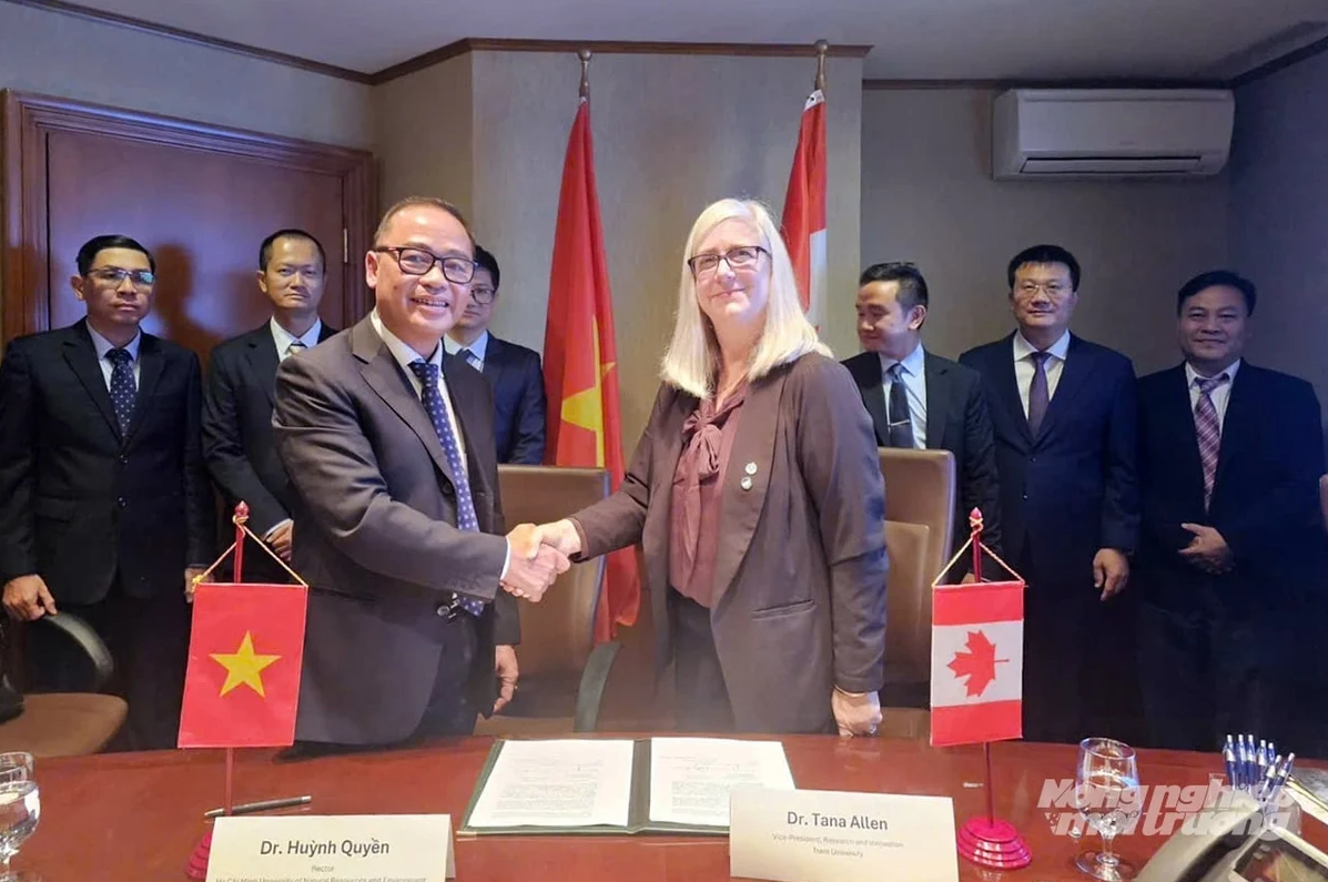 HCMUNRE partners with Trent University to expand international research cooperation